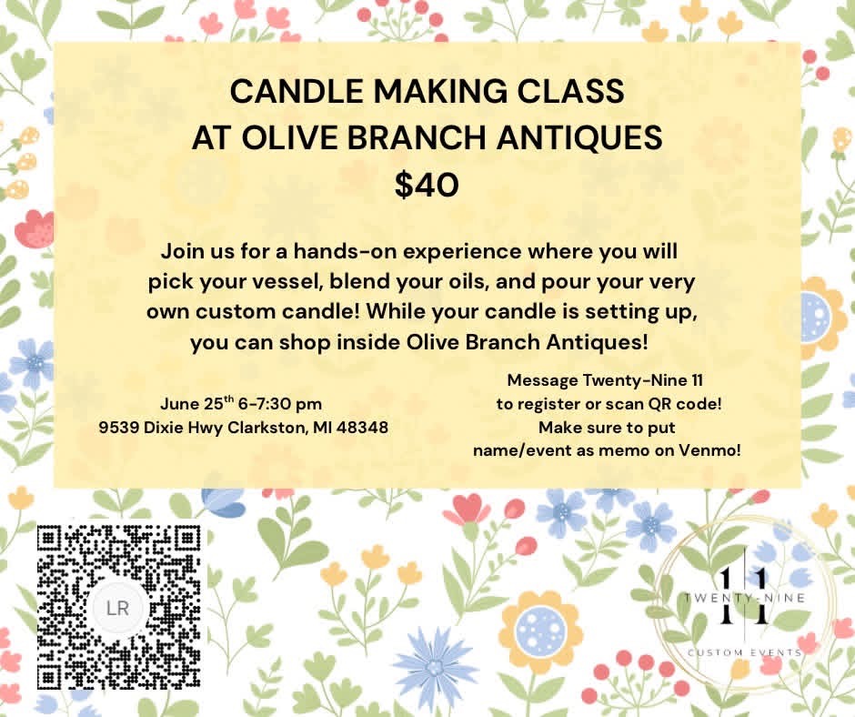 Candle Making Class