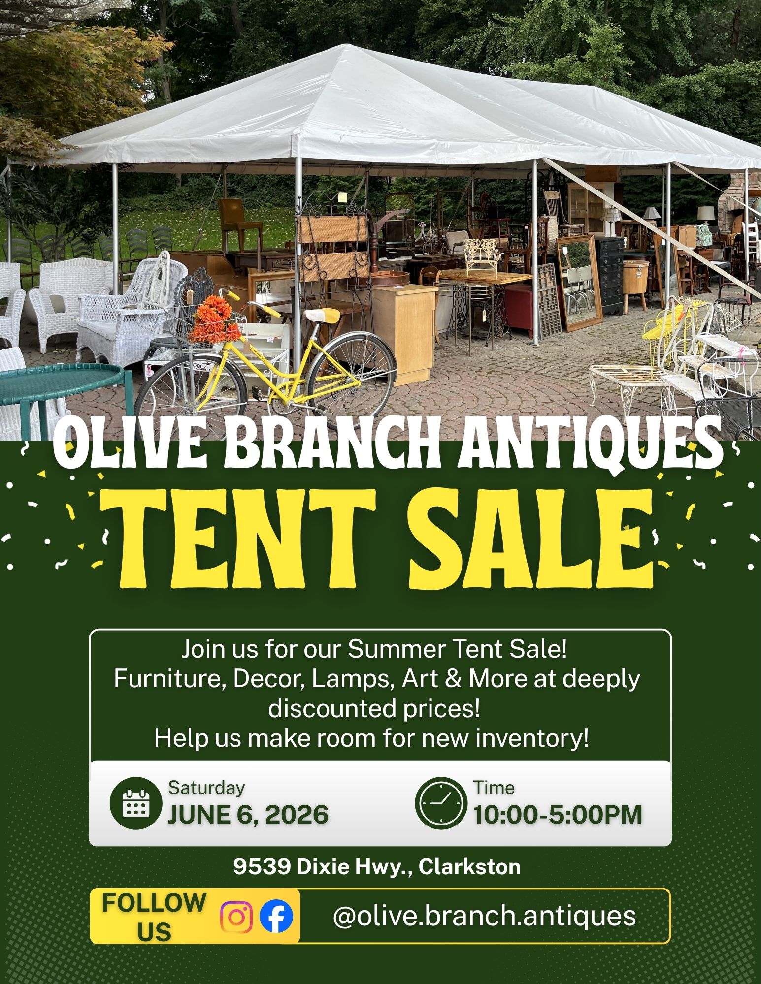 Tent Sale