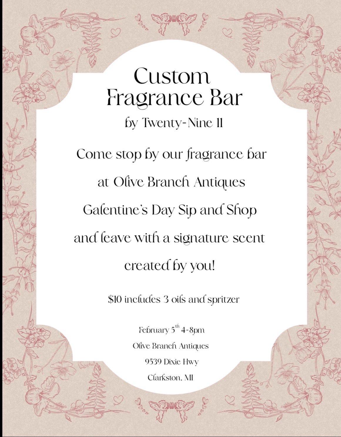Custom Fragrance Bar